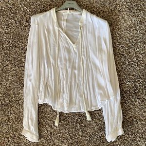 Light weight white blouse